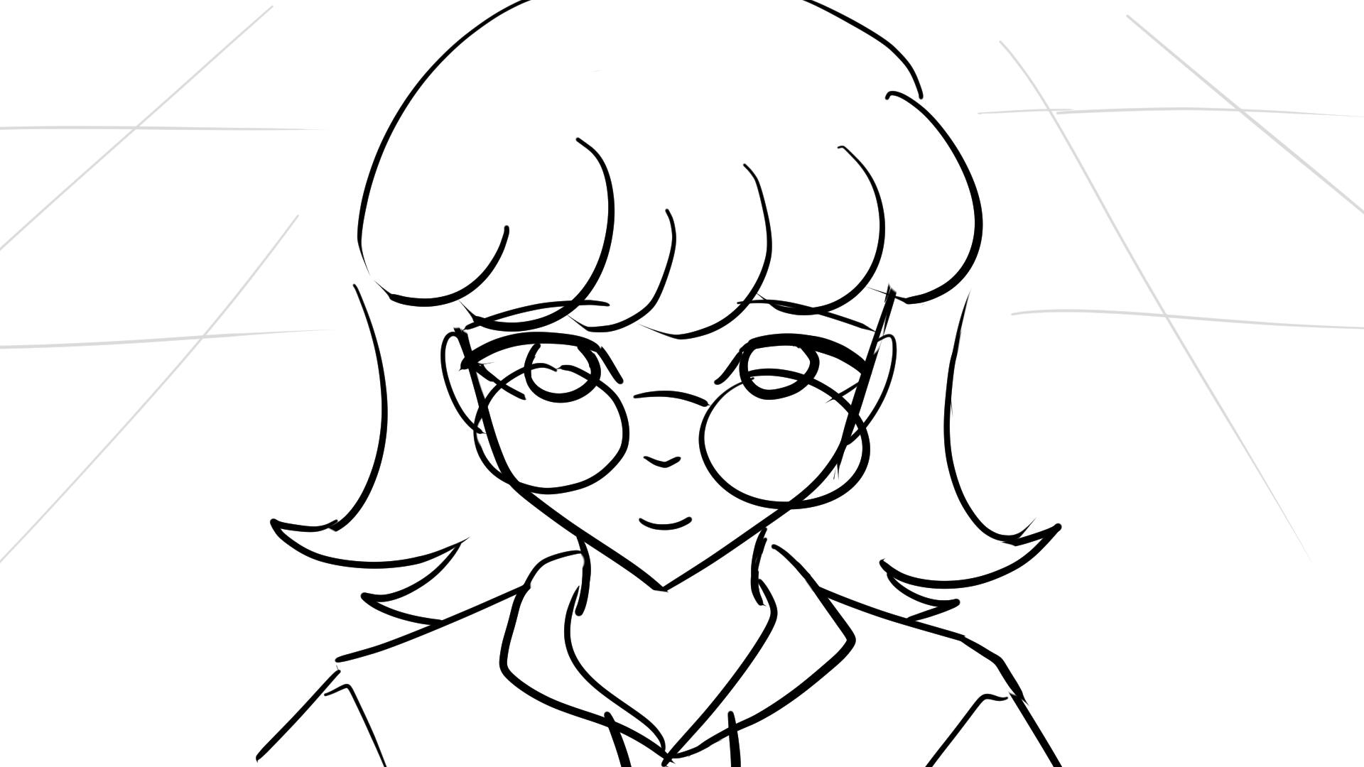 9. At first she seems fine.