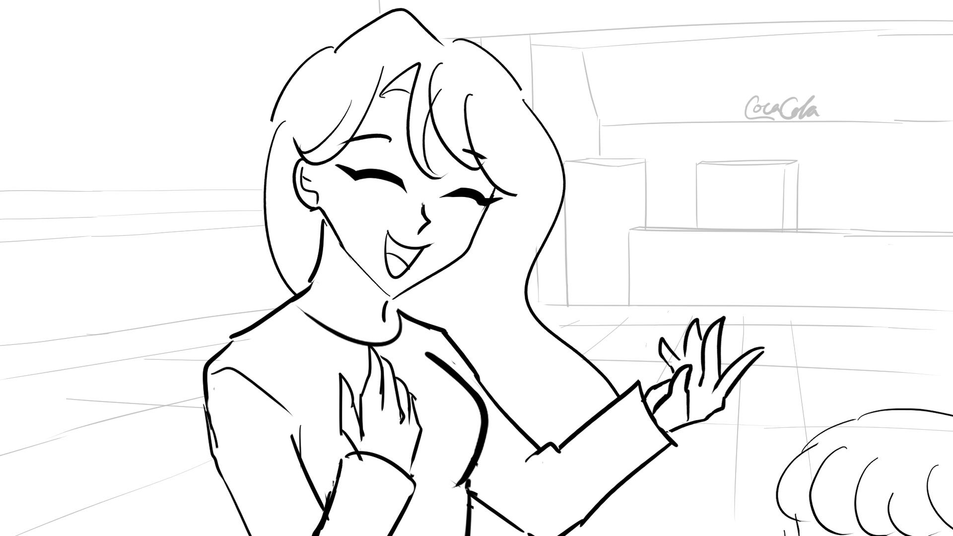 3. The older sister signs that she'll love meeting her friends.